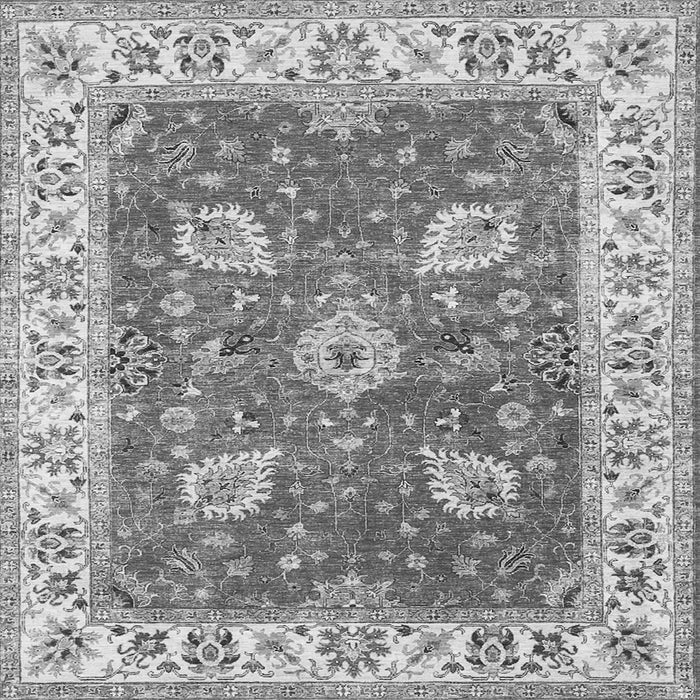 Serging Thickness of Oriental Gray Traditional Rug, tr3012gry