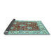Sideview of Oriental Light Blue Traditional Rug, tr3012lblu