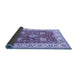 Sideview of Oriental Blue Traditional Rug, tr3012blu