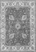 Oriental Gray Traditional Rug, tr3012gry