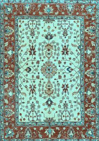 Persian Light Blue Traditional Rug, tr3013lblu