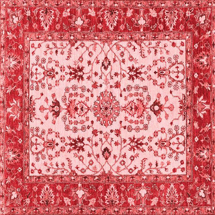 Machine Washable Persian Red Traditional Rug, wshtr3013red