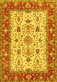 Persian Yellow Traditional Rug, tr3013yw