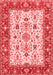Persian Red Traditional Area Rugs