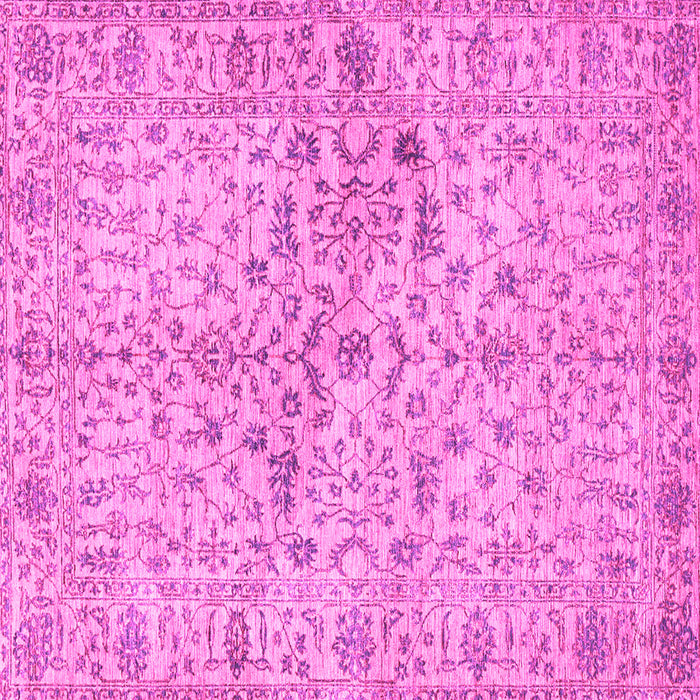 Square Persian Pink Traditional Rug, tr3014pnk