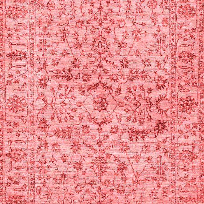 Machine Washable Persian Red Traditional Rug, wshtr3014red