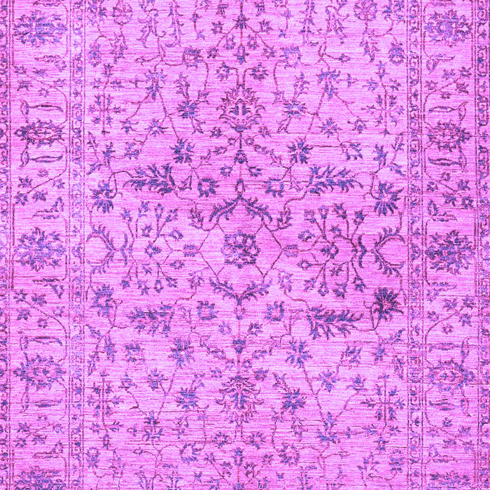 Machine Washable Persian Purple Traditional Area Rugs, wshtr3014pur