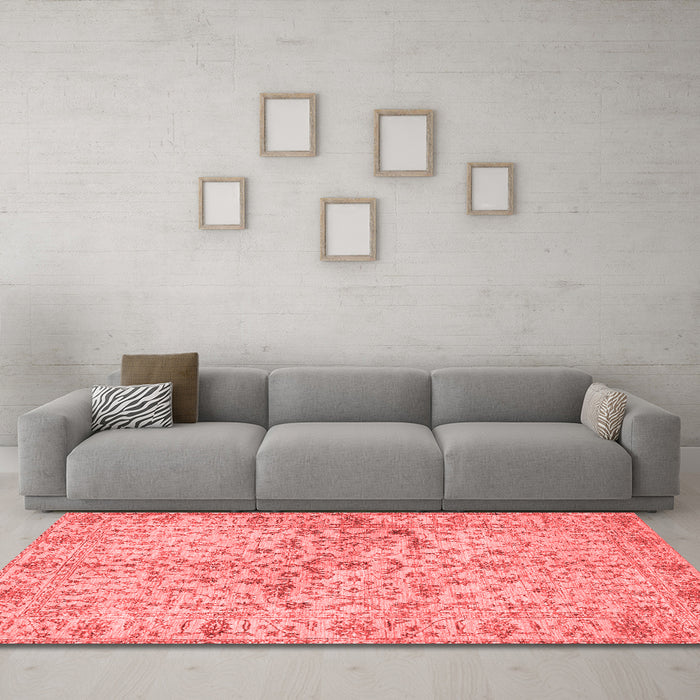 Traditional Red Washable Rugs