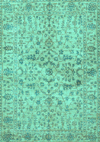 Persian Turquoise Traditional Rug, tr3014turq