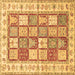 Square Machine Washable Persian Brown Traditional Rug, wshtr3015brn