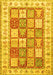 Persian Yellow Traditional Rug, tr3015yw