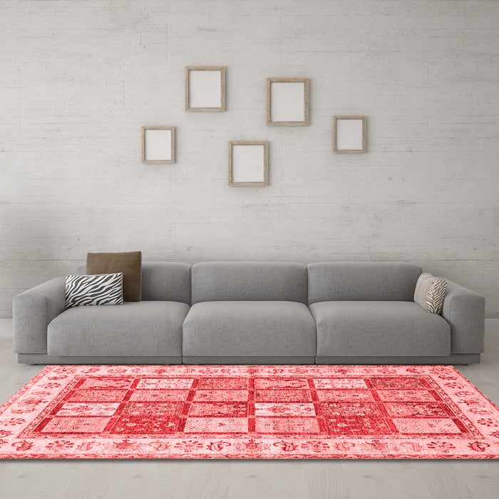 Traditional Red Washable Rugs