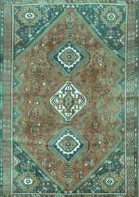 Persian Turquoise Traditional Rug, tr3016turq