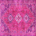 Square Persian Pink Traditional Rug, tr3016pnk