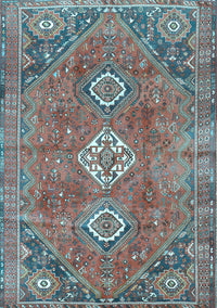 Persian Light Blue Traditional Rug, tr3016lblu