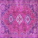 Square Persian Purple Traditional Rug, tr3016pur