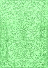 Persian Emerald Green Traditional Rug, tr3017emgrn