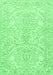 Machine Washable Persian Emerald Green Traditional Area Rugs, wshtr3017emgrn