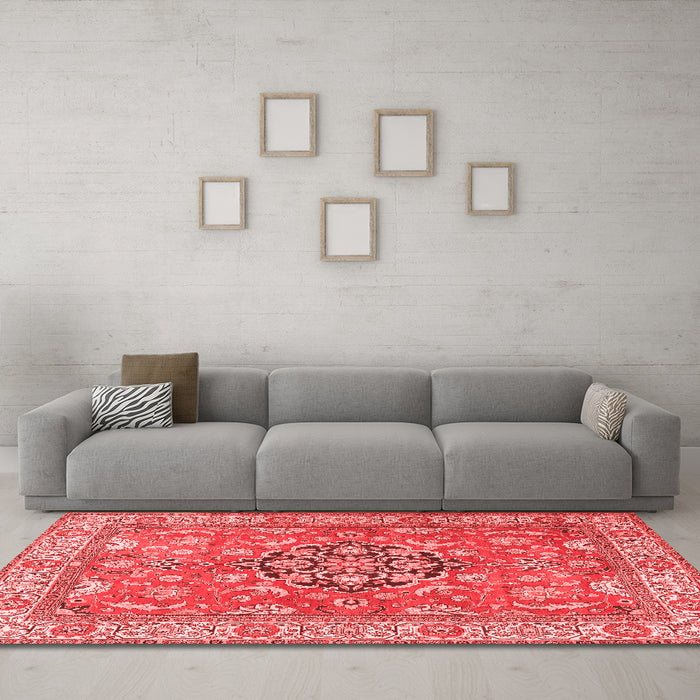Traditional Red Washable Rugs