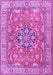 Machine Washable Persian Purple Traditional Area Rugs, wshtr3018pur