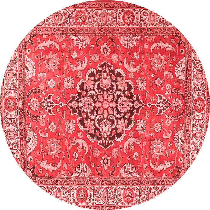 Machine Washable Persian Red Traditional Rug, wshtr3018red