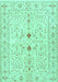 Persian Turquoise Traditional Rug, tr3019turq