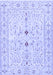 Machine Washable Persian Blue Traditional Rug, wshtr3019blu