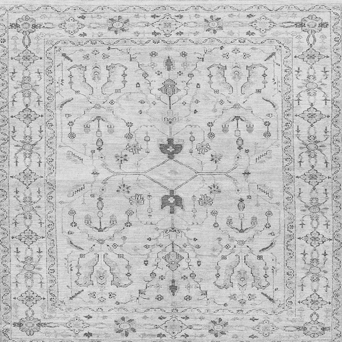 Serging Thickness of Persian Gray Traditional Rug, tr3019gry