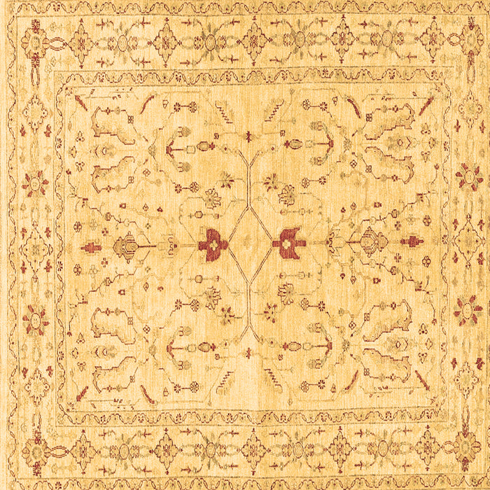 Square Machine Washable Persian Brown Traditional Rug, wshtr3019brn