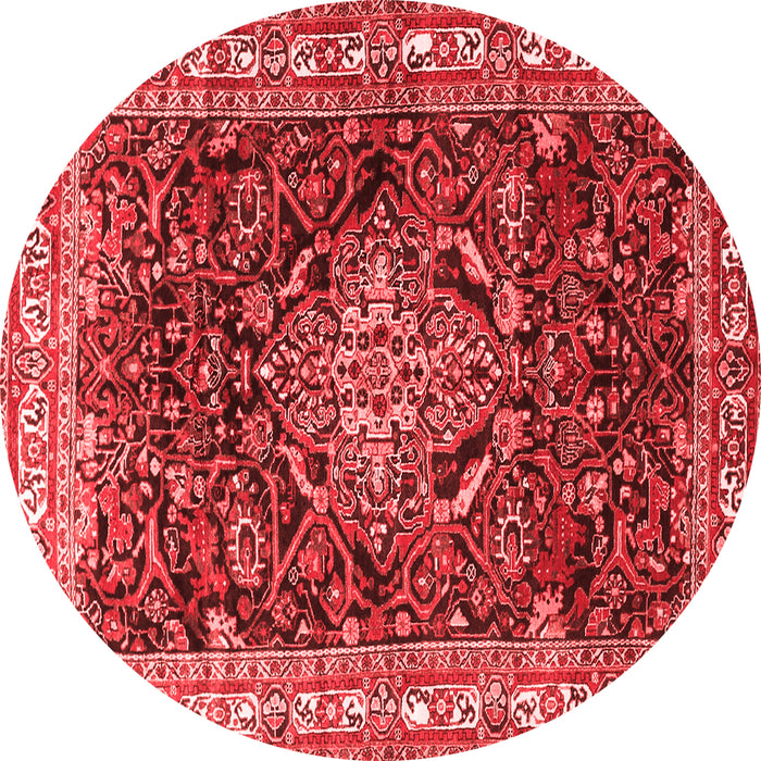 Machine Washable Persian Red Traditional Rug, wshtr301red