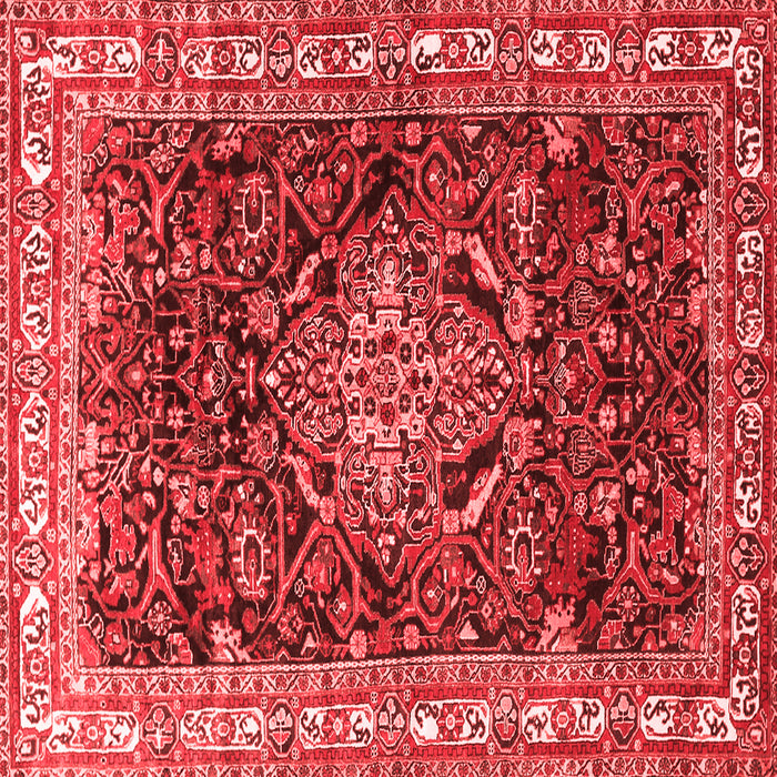 Machine Washable Persian Red Traditional Rug, wshtr301red