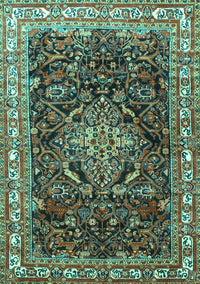 Persian Turquoise Traditional Rug, tr301turq