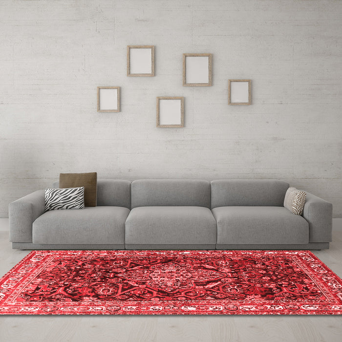 Traditional Red Washable Rugs