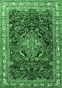 Persian Emerald Green Traditional Rug, tr301emgrn