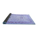 Sideview of Oriental Blue Traditional Rug, tr3020blu