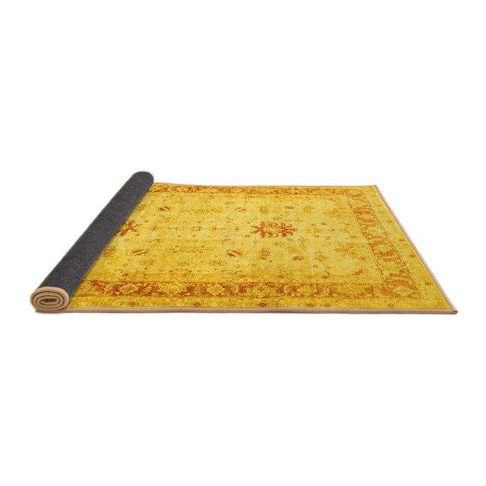 Sideview of Oriental Yellow Traditional Rug, tr3020yw