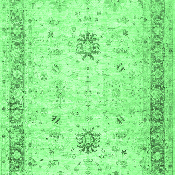 Oriental Emerald Green Traditional Rug, tr3020emgrn