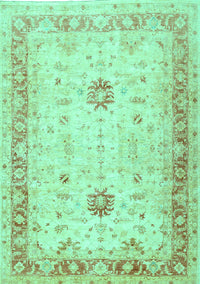 Oriental Turquoise Traditional Rug, tr3020turq