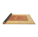 Sideview of Oriental Brown Traditional Rug, tr3021brn