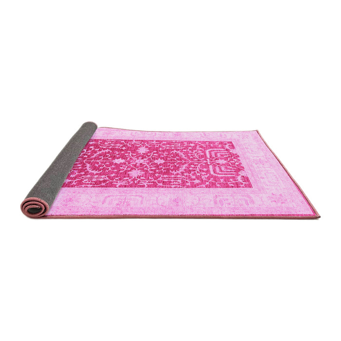 Sideview of Oriental Pink Traditional Rug, tr3021pnk