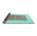 Sideview of Oriental Light Blue Traditional Rug, tr3021lblu