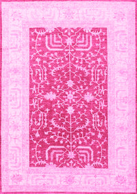 Oriental Pink Traditional Rug, tr3021pnk