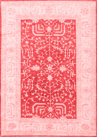 Oriental Red Traditional Rug, tr3021red