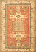 Geometric Brown Traditional Rug, tr3022brn