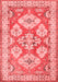 Geometric Red Traditional Area Rugs