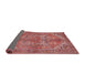 Sideview of Traditional Pink Persian Rug, tr3024