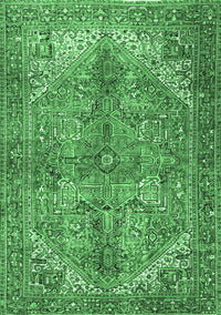 Persian Emerald Green Traditional Rug, tr3024emgrn