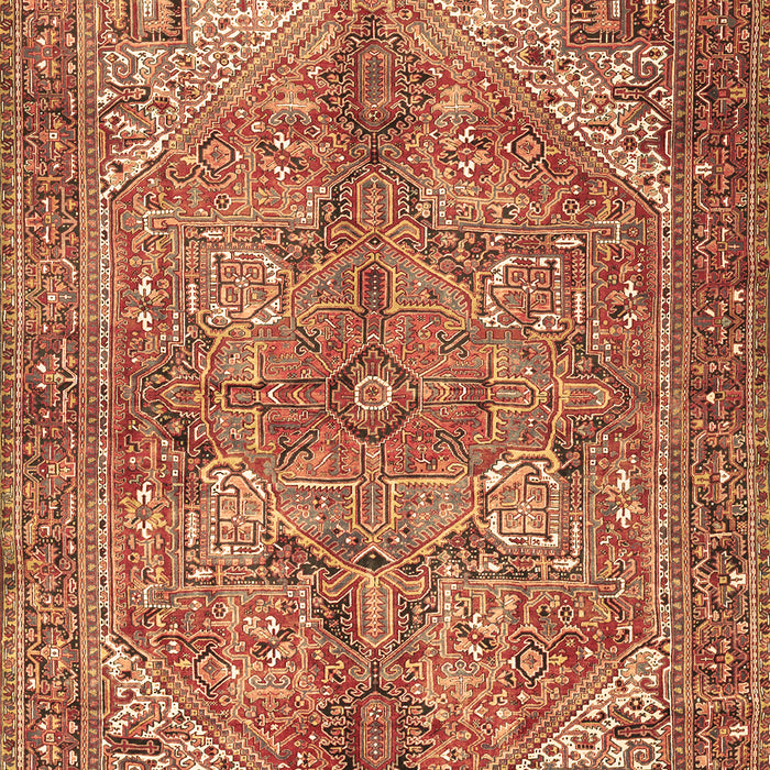 Machine Washable Persian Brown Traditional Rug, wshtr3024brn
