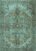 Persian Turquoise Traditional Rug, tr3024turq