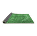 Sideview of Persian Emerald Green Traditional Rug, tr3024emgrn